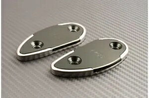 ~[x[ `^ A~jE 45 mm z_ VFR 1200 F SC63 2011-2017- Mirror bezels titanium aluminium 45 mm Honda VFR 1200 F SC63 2011-2017-