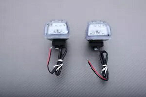 zCg NA LED tg ECJ[ z_ VFR 400 R 1986-1993 ̃yA Pair of White Clear Led Front Turn Signals HONDA VFR 400 R 1986-1993