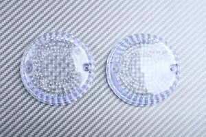 �y�A �C���W�P�[�^�[ �L���b�v �t�����g ���E �N���A ���}�n �E�H���A�[ 1700 2003-2010- Pair Indicator Cap Front Left & Right Clear Yamaha Warrior 1700 2003-2010- �y���s�A���i�z