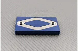 �u���[�V���o�[ �t�����g/���A �u���[�L�t���U�[�o�[ �L���b�v ���}�n WR 250/R/X 2008-19 Blue-Silver Front / Rear Brake Fluid Reservoir Cap YAMAHA WR 250/R/X 2008-19