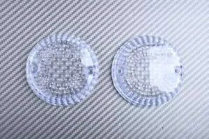 zCgNAtgECJ[ỸyA R&L KAWASAKI EN500 1990-2002 Pair of White Clear Front Turn Signals Lenses R & L KAWASAKI EN500 1990-2002