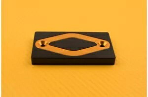 �u���b�N�S�[���h �t�����g/���A �u���[�L�t���U�[�o�[ �L���b�v ���}�n WR 250 /R/X 2008-19 Black-Gold Front / Rear Brake Fluid Reservoir Cap YAMAHA WR 250 /R/X 2008-19