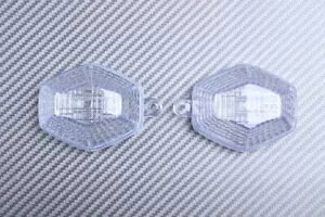 �N���A �t�����g �E�C���J�[ �����Y �y�A R&L SUZUKI GSF 600 S BANDIT 2000-2004 Pair of Clear Front Turn Signals Lenses R & L SUZUKI GSF 600 S BANDIT 2000-2004 �y���s�A���i�z