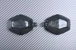 �C���W�P�[�^�[�L���b�v �t�����g���E �u���b�N�e�B���g SUZUKI GSXR 750 GSX-R 2000-2003- Indicator cap front left & right black tinted SUZUKI GSXR 750 GSX-R 2000-2003- �y���s�A���i�z