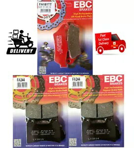 Aprilia RST 1000 Futura 2001 - 2003 2004 EBC tgуA fBXN u[L pbhɓK FITS Aprilia RST 1000 Futura 2001 - 2003 2004 EBC FRONT and REAR Disc Brake Pads