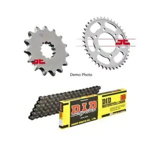 XYL RV125 K7 - K9 o o 2007 - 2016 JT / DID HD `F[ XvPbg Lbg ZbgɓKB FITS SUZUKI RV125 K7 - K9 VAN VAN 2007 - 2016 JT / DID HD CHAIN SPROCKET KIT SET