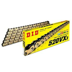 DID X-RING �o�C�N �S�[���h �h���C�u �`�F�[�� 520 VX VX3 104L 104 L �����N DID X-RING MOTORCYCLE GOLD DRIVE CHAIN 520 VX VX3 104L 104 L LINKS �y���s�A���i�z