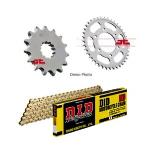 XYL RV125 K7-K9 o o 2007 - 2016 JT / DID HD S[h `F[ XvPbg LbgɓKB FITS SUZUKI RV125 K7-K9 VAN VAN 2007 - 2016 JT / DID HD GOLD CHAIN SPROCKET KIT