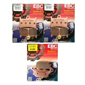 }n YZF R1 2004 2005 2006 EBC Čtg & AfBXNu[Lpbh * 3 ɓKB FITS Yamaha YZF R1 2004 2005 2006 EBC Sintered FRONT & REAR Disc Brake Pads * 3