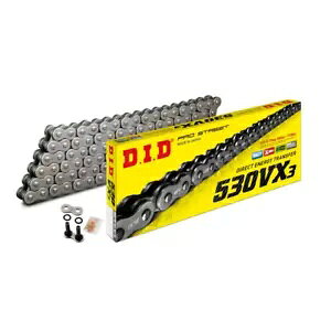 DID �w�r�[�f���[�e�B X �����O �I�[�g�o�C �`�F�[�� 530VX 530 VX / 106 L �����N DID Heavy Duty X-Ring Motorcycle Chain 530VX 530 VX / 106 L LINKS �y���s�A���i�z