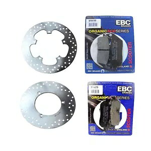 }n XMAX ABS 125 2011-2015 tg & Au[LfBXN & I[KjbNu[LɓKB FITS YAMAHA XMAX ABS 125 2011-2015 FRONT & REAR BRAKE DISC & ORGANIC BRAKES