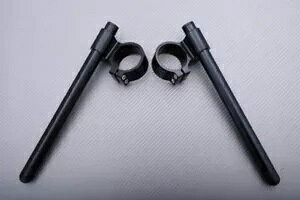 �n�C���C�Y �N���b�v�I�� �n���h���o�[ 53mm �u���b�N �y�A APRILIA FUTURA 1000 Black Pair of High Rise Clip-on Handlebars 53mm APRILIA FUTURA 1000 �y���s�A���i�z