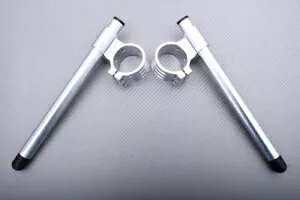�y�A �V���o�[ 35mm �z���_ CX-500 C �J�X�^�� ���C�Y�h �X�^�u �N���u 1981-1981- Pair Silver 35mm Honda CX-500 C Custom Raised Stub Clubs 1981-1981- �y���s�A���i�z