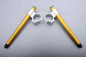 �V���o�[ �S�[���h �n�C���C�Y �N���b�v�I�� �n���h���o�[ 53mm �h�D�J�e�B �����X�^�[ 1100 M1100 08-2014 Silver-Gold High Rise Clip-on Handlebars 53mm DUCATI MONSTER 1100 M1100 08-2014 �y���s�A���i�z