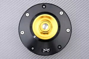 �S�[���h �N�C�b�N �����[�X �K�\���� �L���b�v + �L�[ �z���_ CBR 1100XX �u���b�N�o�[�h 1997-1998 Gold Quick Release Petrol Cap + Key HONDA CBR 1100XX BLACKBIRD 1997-1998