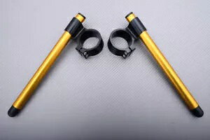 �u���b�N�S�[���h �n�C���C�Y �N���b�v�I�� �n���h���o�[ 53mm �h�D�J�e�B �����X�^�[ 1100 M1100 08-2014 Black-Gold High Rise Clip-on Handlebars 53mm DUCATI MONSTER 1100 M1100 08-2014 �y���s�A���i�z