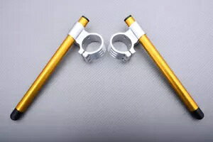 S[h nCCY NbvI nho[ 50mm XYL GSXR 1300/1340  99-2015 Gold High Rise Clip-on Handlebars 50mm SUZUKI GSXR 1300/1340 Hayabusa 99-2015