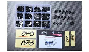 ��p�p�l���l�W�Z�b�g �u���b�N SUZUKI GSXR GSX-R 1100 1993-1998- Specific Panel Screws Set Black SUZUKI GSXR GSX-R 1100 1993-1998- �y���s�A���i�z