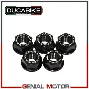 �N���E�� �t�����W �i�b�g �L�b�g �u���b�N 5DSB01D Ducabike Ducati �n�C�p�[���^�[�h 950 SP 2019 Crown Flange Nuts Kit Black 5DSB01D Ducabike Ducati Hypermotard 950 SP 2019 �y���s�A���i�z