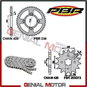 EK2980 チェーンとスプロケットキット 14 / 38 / 420 PBR ホンダ CRF F 2??013 - 2015 EK2980 Chain and Sprockets Kit 14 / 38 / 420 PBR HONDA CRF F 2013 - 2015