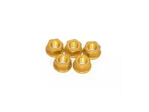 ナットセット リア スプロケット キャリア ゴールド Ducabike Ducati 748 1998 - 2003用 Nuts Set Rear Sprocket Carrier Gold Ducabike For Ducati 748 1998 - 2003