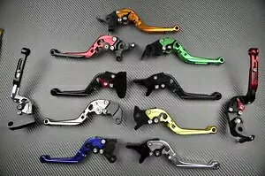 Nb`&u[Lo[̃yA\/܂肽CNC Kawasaki ZX-10R 16-17 Pair of clutch & brake levers adjustable / folding CNC Kawasaki ZX-10R 16-17