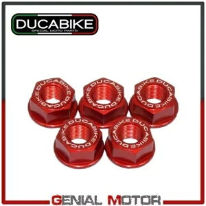 �N���E�� �t�����W �i�b�g �L�b�g ���b�h 5DSB03A Ducabike Ducati �X�N�����u���[ 1100 2018 - 2019 Crown Flange Nuts Kit Red 5DSB03A Ducabike Ducati Scrambler 1100 2018 - 2019 �y���s�A���i�z