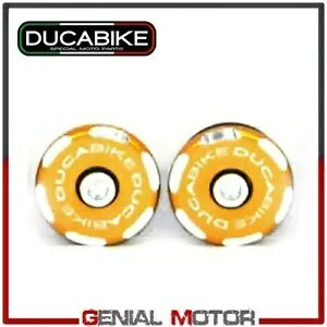 t[ Lbv A~jE S[h TTNM02B Ducabike Ducati Monster 696 2008 - 2014 Frame Caps in Aluminium Gold TTNM02B Ducabike Ducati Monster 696 2008 - 2014