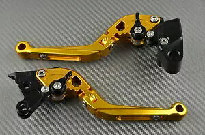|AWXgo[ yA tbvAbv S[h CNC KAWASAKI Z1000 SX/cA[- Folding Adjustable Lever Pair Flip Up Gold CNC KAWASAKI Z1000 SX / Tourer-
