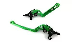 O[܂肽ݒ߉\ȃu[Lo[tgAz_ SW 400 600 2011-2017- Green Folding Adjustable Brake Levers Front Rear Honda SW 400 600 2011-2017-
