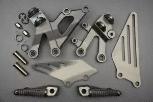 Vo[ tg tbgyO uPbg KAWASAKI ZX12R ZX-12R ZX12-R ZXT20A/A 2000-2001 Silver Front Foot Pegs Brackets KAWASAKI ZX12R ZX-12R ZX12-R ZXT20A/A 2000-2001
