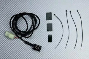 青色 LED デジタル ギア インジケーター ディスプレイ KAWASAKI Z 750R 2011-2013 Blue Led Digital Gear Indicator Display KAWASAKI Z 750R 2011-2013
