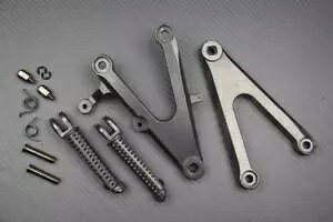 �V���o�[ �t�����g �t�b�g���X�g �u���P�b�g & �y�O ���}�n YZF R1 YZF-R1 RN04 2000-2001 Silver Front Foot rests Brackets & Pegs YAMAHA YZF R1 YZF-R1 RN04 2000-2001 �y���s�A���i�z