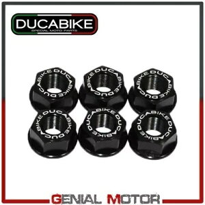 �N���E�� �t�����W �i�b�g �L�b�g �u���b�N Ducabike Ducati Sport Clas Sport 1000 S 2007 - 2009 Crown Flange Nuts Kit Black Ducabike Ducati Sport Clas Sport 1000 S 2007 - 2009 �y���s�A���i�z