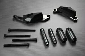 pbh/ی샍[[ J[`^ }n XSR700 XSR700 2016-2021- Pads / protective rollers color titanium Yamaha XSR 700 XSR700 2016-2021-