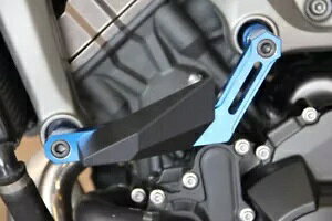 pbh/ی샍[[ J[ u[ }n MT09 g[T[ 900 2013-2019- Pads / protective rollers color blue Yamaha MT09 tracer 900 2013-2019-
