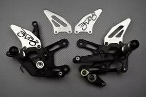 AVDB \ȃVo[ tbgXg VXe }n MT09 TRACER 900 2017-2021- AVDB Adjustable Silver Footrest System Yamaha MT09 TRACER 900 2017-2021-