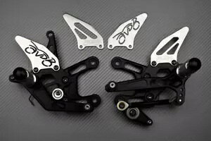 AVDB �����\�ȃV���o�[ �t�b�g���X�g �V�X�e�� APRILIA RSV4 1000 RSV 4 KE 2015-2016- AVDB Adjustable Silver Footrest System APRILIA RSV4 1000 RSV 4 KE 2015-2016- �y���s�A���i�z