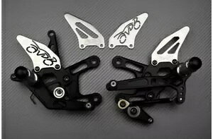 AVDB �����\�ȃV���o�[ �t�b�g���X�g �V�X�e�� �z���_ CBR 600 RR 600R PC40 2013-2017- AVDB Adjustable Silver Footrest System Honda CBR 600 RR 600R PC40 2013-2017- �y���s�A���i�z