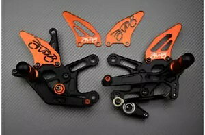 AVDB [VOIW tbgXgVXe KAWASAKI Z 1000 SX Z1000SX ZXT00W 2017-2019- AVDB racing orange footrest system KAWASAKI Z 1000 SX Z1000SX ZXT00W 2017-2019-