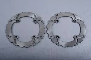 ŒEF[u tg u[L fBXÑyA 256mm z_ Transalp-700 /ABS XLV 2008-2011 Pair of Fixed Wave Front Brake Discs 256mm HONDA Transalp-700 /ABS XLV 2008-2011