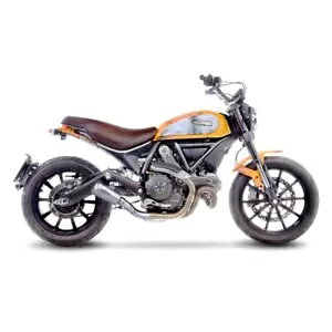 LEOVINCE GL][Xg}t[ LV-10 hDJeB XNu[ 800 ACR/NVbN 15-16 INOX LEOVINCE EXHAUST MUFFLER LV-10 DUCATI SCRAMBLER 800 ICON/CLASSIC 15-16 INOX
