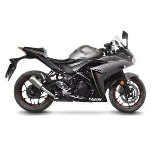 LEOVINCE GL][Xg}t[ LV-10 }n YZF-R3 15-18 INOX-COD.15212 LEOVINCE EXHAUST MUFFLER LV-10 YAMAHA YZF-R3 15-18 INOX-COD.15212
