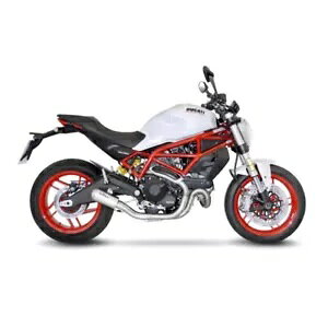 IBX GL][Xg}t[ LV-10 hDJeB X^[ 797 17-20 INOX LEOVINCE EXHAUST MUFFLER LV-10 DUCATI MONSTER 797 17-20 INOX
