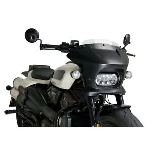 PUIG �Z�~�t�F�A���b�h �X�N���[�� �t���[���[ �X�|�[�c �n�[���[ D. �X�|�[�c�X�^�[ S RH1250S 21-24 �g�����X�y�A PUIG SEMI-FAIRED SCREEN FURY SPORT HARLEY D. SPORTSTER S RH1250S 21-24 TRANSPARE �y���s�A���i�z