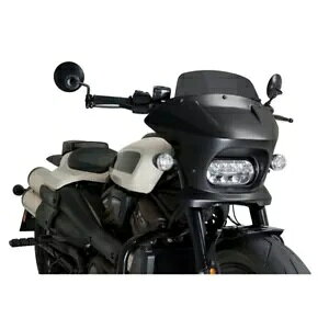 PUIG �Z�~�t�F�A���b�h �X�N���[�� �t���[���[ �c�[�����O �n�[���[ D. �X�|�[�c�X�^�[ S RH1250S 21-24 �_�[�N SM PUIG SEMI-FAIRED SCREEN FURY TOURING HARLEY D. SPORTSTER S RH1250S 21-24 DARK SM �y���s�A���i�z