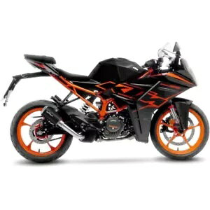 LEOVINCE GL][Xg}t[ LV-10 ubNGfBV KTM RC 125 22-23 INOX-COD.15255B LEOVINCE EXHAUST MUFFLER LV-10 BLACK EDITION KTM RC 125 22-23 INOX-COD.15255B