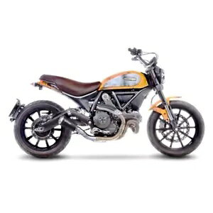LEOVINCE GL][Xg}t[ LV-10 ubNGfBV hDJeB XNu[ NVbN/tT./IC LEOVINCE EXHAUST MUFFLER LV-10 BLACK EDITION DUCATI SCRAMBLER CLASSIC/FULL T./IC