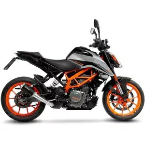 LEOVINCE GL][Xg}t[ LV-10 ubNGfBV KTM DUKE 390 21-23 INOX-COD.15249BU LEOVINCE EXHAUST MUFFLER LV-10 BLACK EDITION KTM DUKE 390 21-23 INOX-COD.15249BU