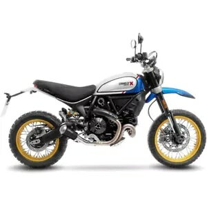 LEOVINCE GL][Xg}t[ LV-10 ubNGfBV hDJeB XNu[ fU[g Xbh 21-22 LEOVINCE EXHAUST MUFFLER LV-10 BLACK EDITION DUCATI SCRAMBLER DESERT SLED 21-22